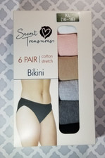 Women's Stretch Panties Briefs 6 Count Size XL Tag Free Comfort Assorted Colors