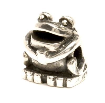 トロールビーズ 正規品 Frog Prince TAGBE-30077 Retired TROLLBEADS LAA 925 Sterling Silver FROG BEAD TAGBE-30077