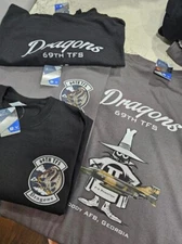 69th TFS Dragons, F-4 Phantom Squadron T-Shirt D2, USAF Licensed Product