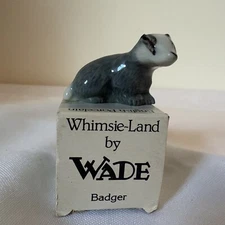 Badger Wade Whimsie-Land from Set 4 Hedgerow English Porcelain 1986