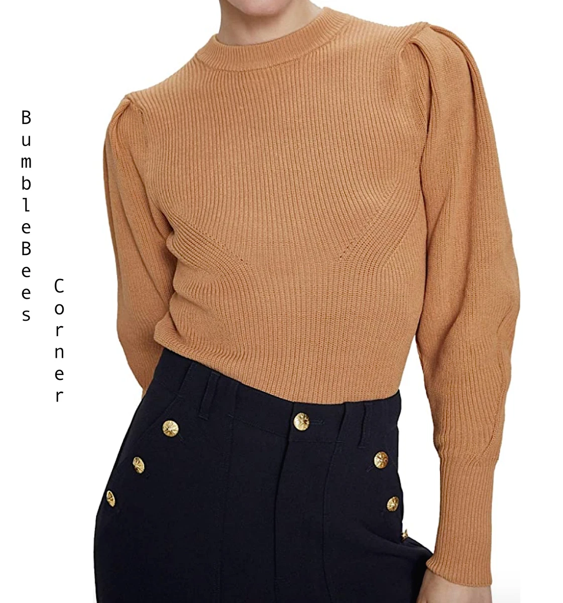 Puff sleeve top jumper zara