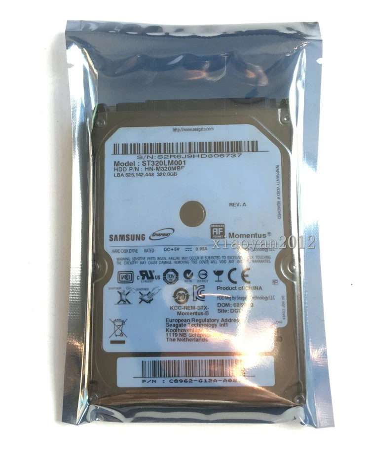 SAMSUNG New 320GB random 5400rpm SATA 2.5 " Internal Hard Disk Drives - Image 3 of 4