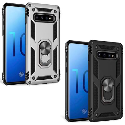 Samsung Galaxy S10 Handyhülle Outdoor NALIA Case Cover 360° Ring robust