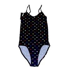 Ethika New With Tags Women's Pull-On Bodysuit "Hearts" Size Small