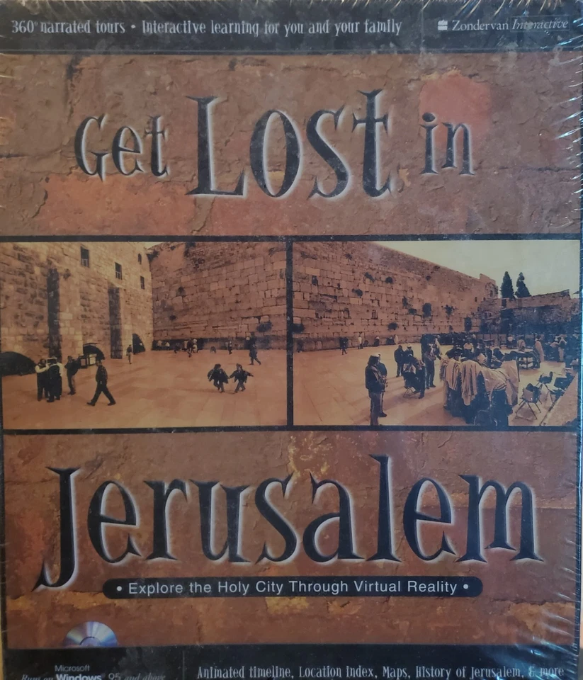 Zondervan. Get Lost in Jerusalem CD-ROM for MS Windows 95 & Above, New Sealed  - Image 2 of 4
