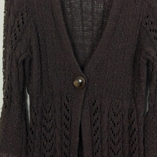 CÁRDIGAN LARGO DE PUNTO DE TWEEDS. MUJER TALLA MEDIANA - Imagen 4 de 7