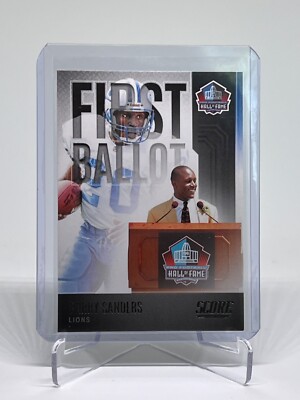 2022 Score Barry Sanders #FB-BS First Ballot Detroit Lions