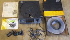 Kodak 4400 Carousel Slide Projector Remote Tray Lens Tested NEAR MINT Very Clean
