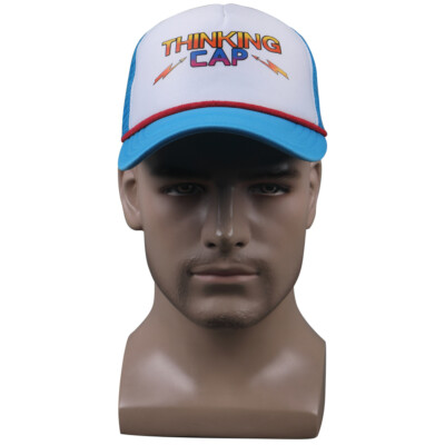 Cosplay Stranger Things 4 Dustin Hut Mesh Trucker Baseball Mützen Thinking Cap