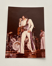 ELVIS PRESLEY ORIGINAL VINTAGE KODAK PHOTO FORT WAYNE, IN. OCT. 25 1976 STAMPED