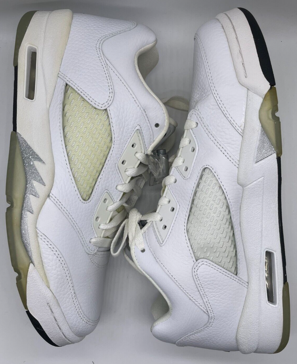 Vintage WMNS Air Jordan 5 Retro Low Metallic White 314337 Vintage WMNS Air Jordan 5 Retro Low Metallic White 314337