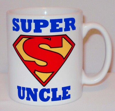 Super Onkel Tasse personalisierbar lustig Vatertag Nichte Neffe Stiefvater Geschenk