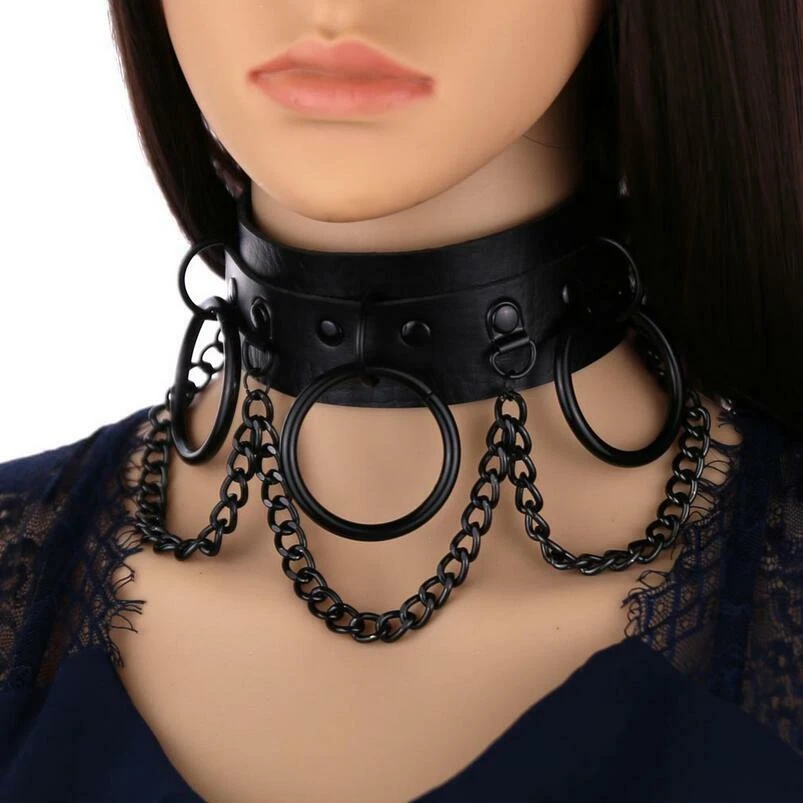 Metal choker best sale collar