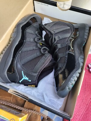 Air Jordan 11 Retro (PS) - Black/Gamma Blue 378039 006 - Größe 30 - Jordan Kids