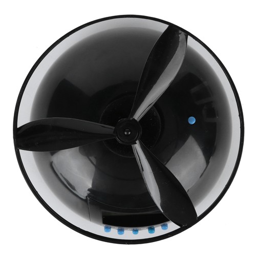 Alarm Clock Novelty Flying LCD Digital Portable Round Propeller Household - Picture 10 of 12