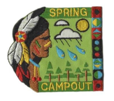 Spring Campout BSA Patch GN Bdr. [VA-3422] | eBay