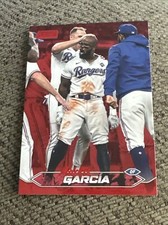 2024 Topps Stadium Club Red Adonis Garcia 206 Texas Rangers Baseball Card 2W￼