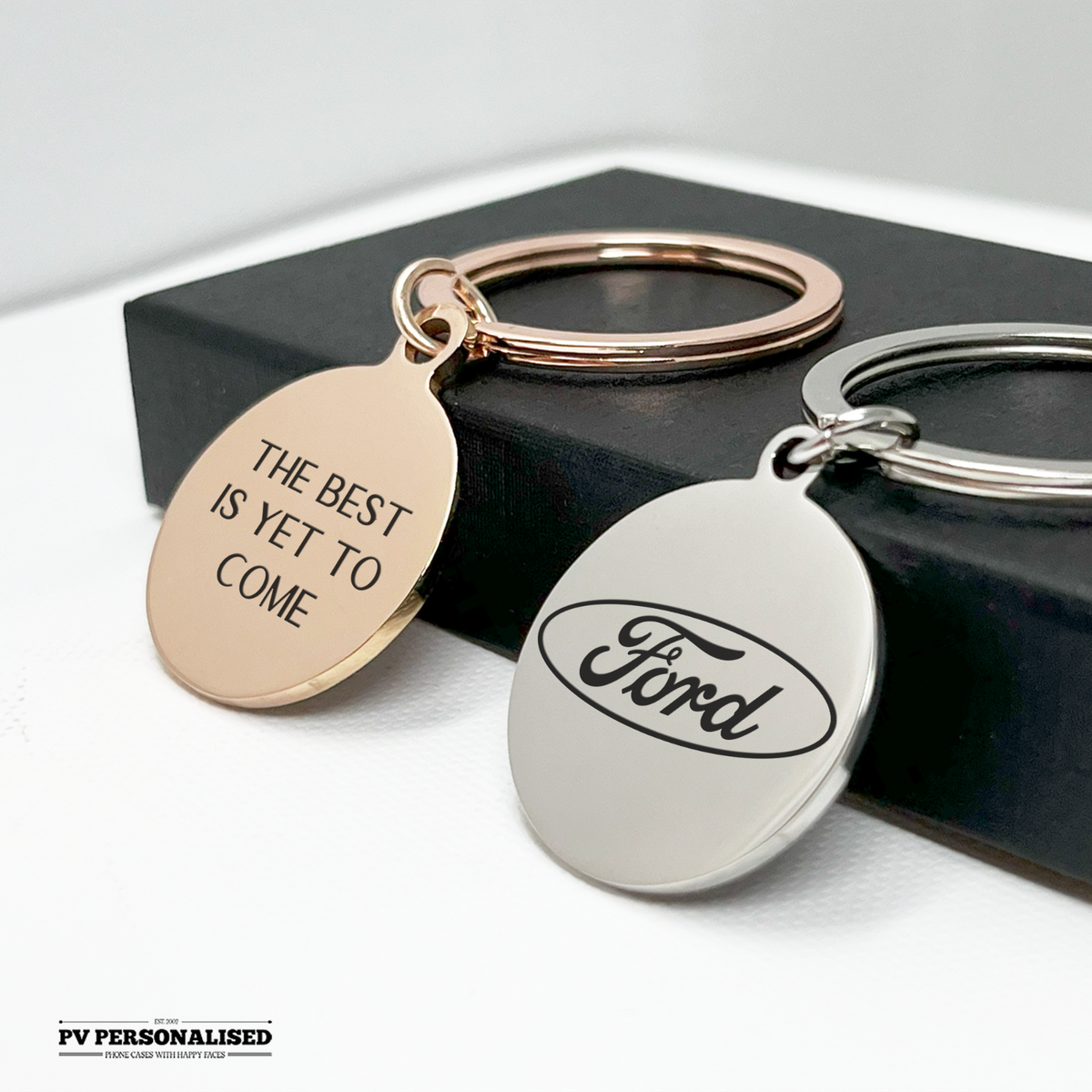 Ford Logo Official Ford Keyring Car Ford Logo Engraved Keyring