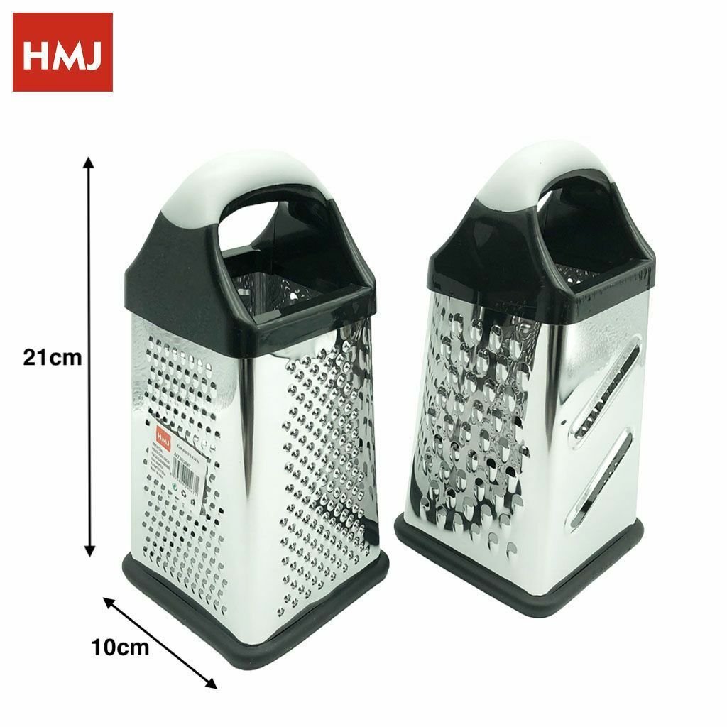Grattugia Manuale 4 Facce In Acciaio Inox Frutta Verdura Formaggio 20067 hmj