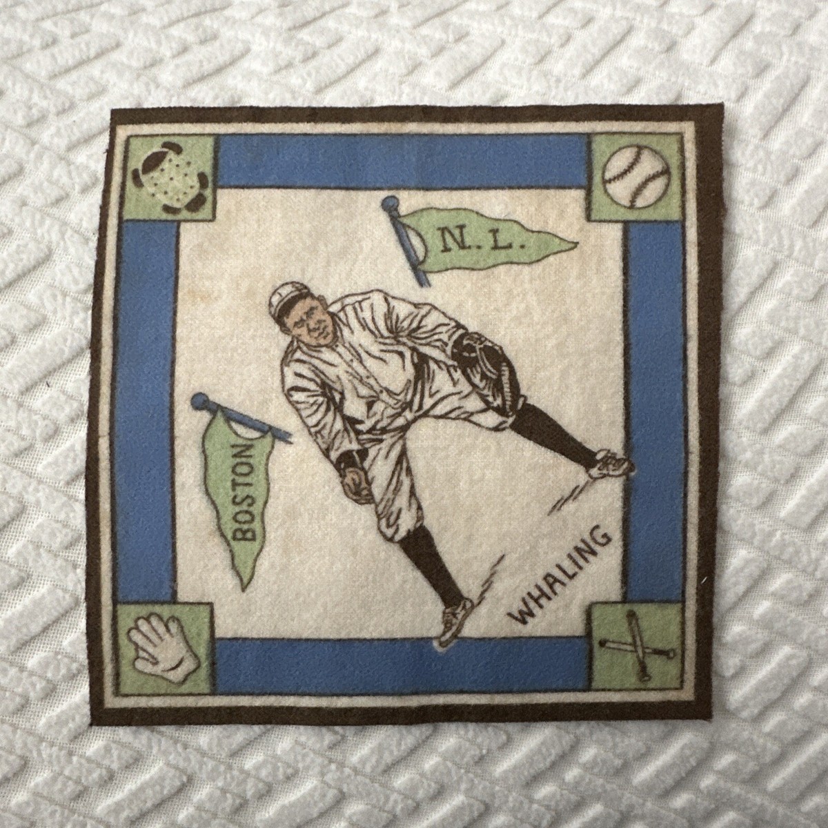 baseball tobacco felts 1914 Felt Blanket Series, Doyle, New York. For Sale at Ruby Lane 1914 B-18 Baseball Tobacco Felt