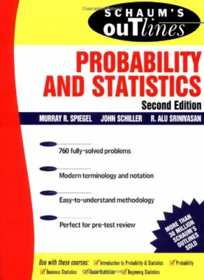 Schaum's Outline of Probability and Statistics (Sch by Srinivasan, R. 0071350047