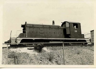 CC431 RP 1974 WM J McCORMICK SAND CO RAILROAD ENGINE #26 SOUTH AMBOY NJ