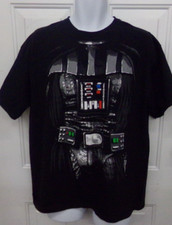 Vintage Distressed Star Wars T-Shirt Mens Size XL Faded Darth Vader's Body