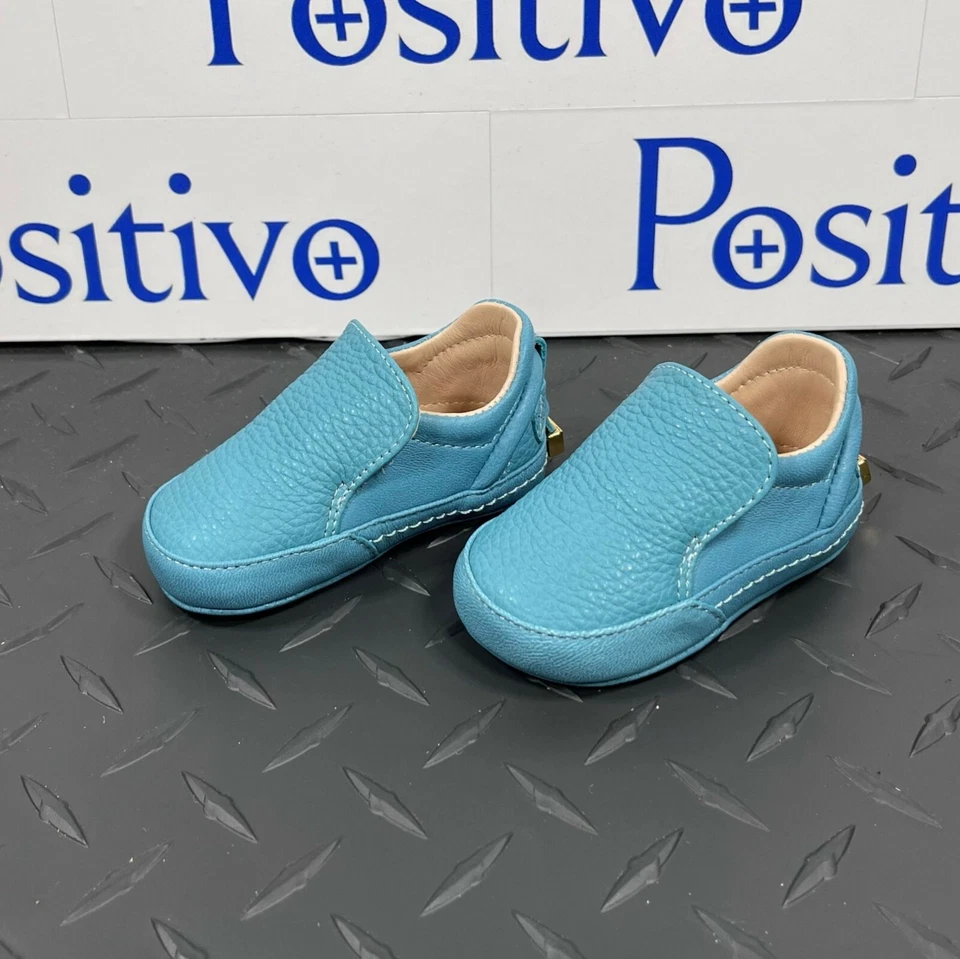 Buscemi 40MM Baby Alce/Plana Oxígeno Cuero Tenis EE. UU. 4 UE 19 Nuevas Foto 2 de 4