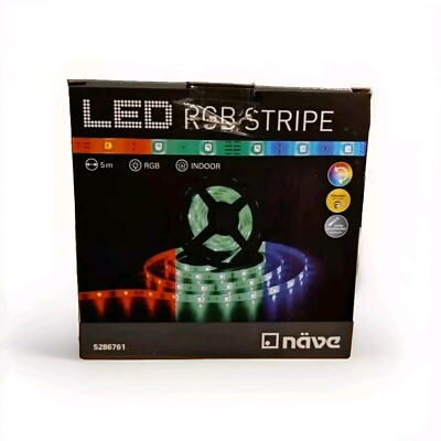 1x Näve LED Stripe RGB 5m 24W, dimmbar
