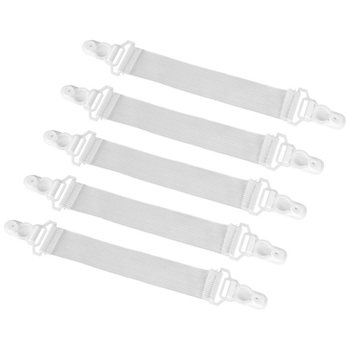 16 Stck. Verstellbar Laken Eckclips Gurt Bettlakenhalter Matratzengreifer Neu