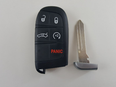 ORIGINAL DODGE 11-18 OEM SMART KEY LESS ENTRY REMOTE START ALARM UNCUT BLANK FOB