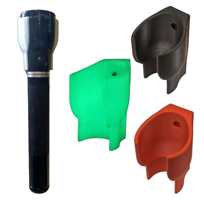 Maglite D-Cell / Charger Wandhalterung *schwarz*, *rot* oder *nachleuchtend*