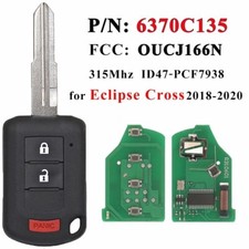 For 2018 2019 2020 Mitsubishi Eclipse Cross Remote Head Key 3buttons Oucj166n