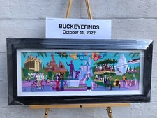 Shag - The Magic Panorama Framed Canvas Giclee | Hub | Disneyland