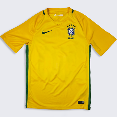 Brazil Brasil Nike Mohammed Soccer Jersey - 2016 Home Kit Football