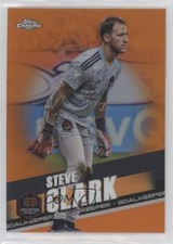 Steve Clark Chrome 2022 Orange Refractor /25 #153