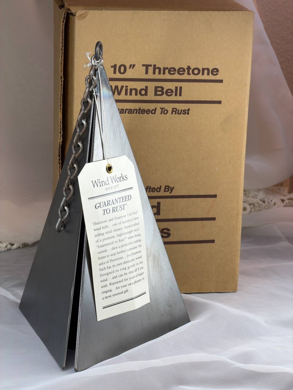 10" threetone wind bell by wind works