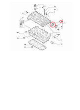 Gasket Estate Cover Engine Alfa 159 - Lancia Delta Genuine 55213959
