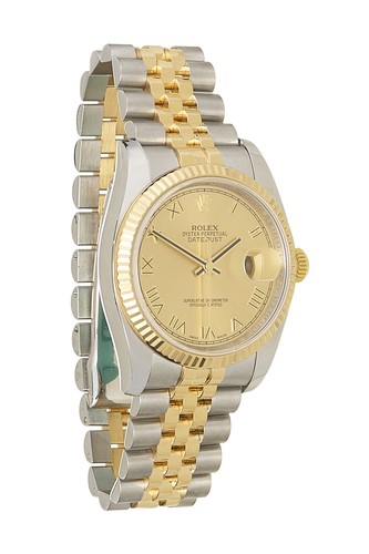 Rolex Champagne Dial Datejust 16233 36mm - WGACA
