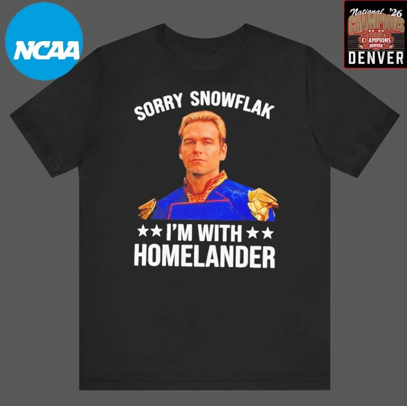 The Boys Season 5 Soldier Boy Sorry Snowflake I’m With Homelander T-shirt