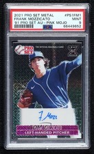 2021 Leaf Pro Set Metal 1991 Base Pink Mojo 2/7 Frank Mozzicato PSA 9 Auto 0c3e
