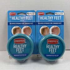 O'Keeffe's for Healthy Feet Foot Cream Safe For Diabetics 2 Pack 2.7 oz ea