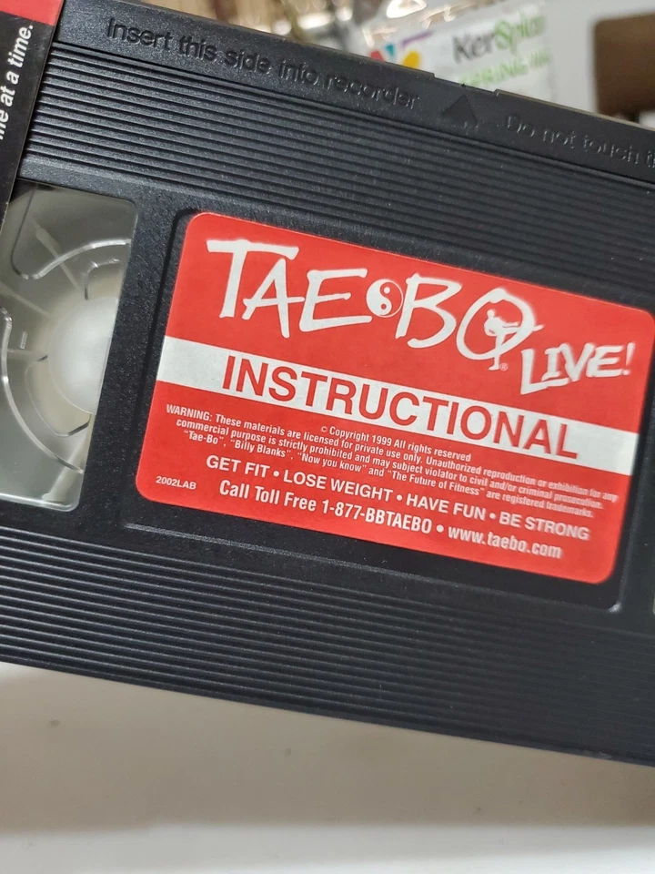 Tae-Bo Live Billy Blanks Exercise VHS Instructional Workout  - Image 3 of 3