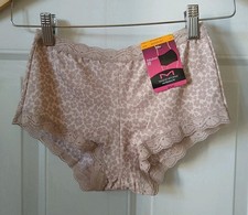MAIDENFORM WOMEN'S FLORAL AND LACE BOYSHORT PANTY, SIZE S/5