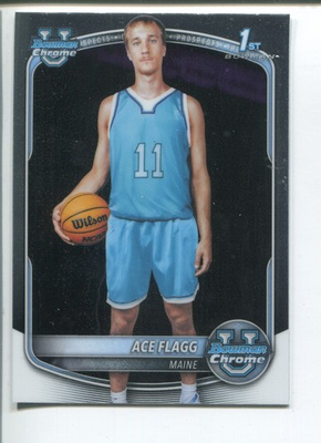 #ad 2025 26 Bowman Chrome U Ace Flagg MAINE $1.99