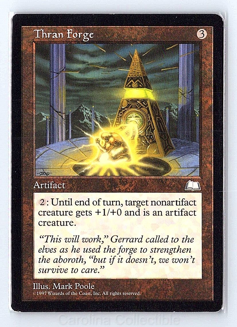 Thran Forge Moderately Played - Weatherlight Magic: The Gathering
