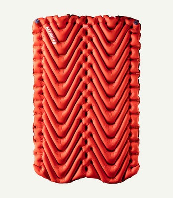 Klymit Insulated Double V Isomatte, 188x119x8cm, orange