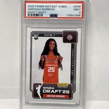 Aneesah Morrow 2025 Panini Instant WNBA Draft Night /744 Rookie PSA 9 SUNS