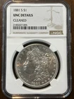 1881-S San Francisco Morgan Silver Dollar US. UNC Details Cleaned
