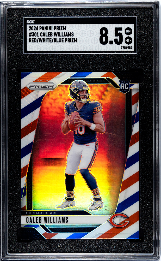 2024 Panini Prizm - Rookies Caleb Williams #301 Red White